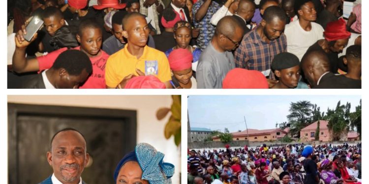 Easter: Dr Enenche, Wife, Dr Becky Hold Revival Crusade In Mararaba