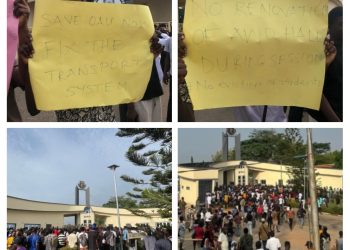 OAU Students Protest Transport Crisis, Accommodations, Others