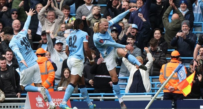 Haaland Hat-Trick Destroys Liverpool as Man City Reach FA Cup Semis