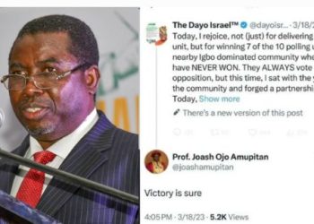 INEC Chair Disowns Post Backing Tinubu in 2023, Says Tweet Fabricated