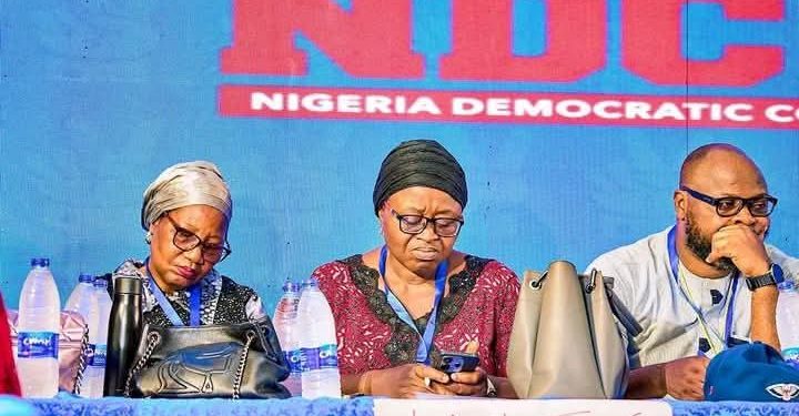 INEC Monitors NDC Convention, Confirms Due Process as NWC Members Sworn In