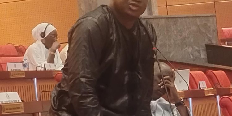 Hon. SAA Emerson Raises Question About Unfinished Kono University Project at ECOWAS Parliament