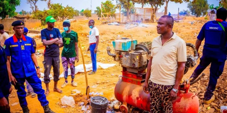Army, Mining Marshals Tighten Noose on Illegal Mining in Kuje