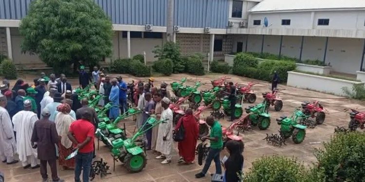 N-HYPPADEC Distributes Power Tillers to Boast Mechanised Farming in Kaduna
