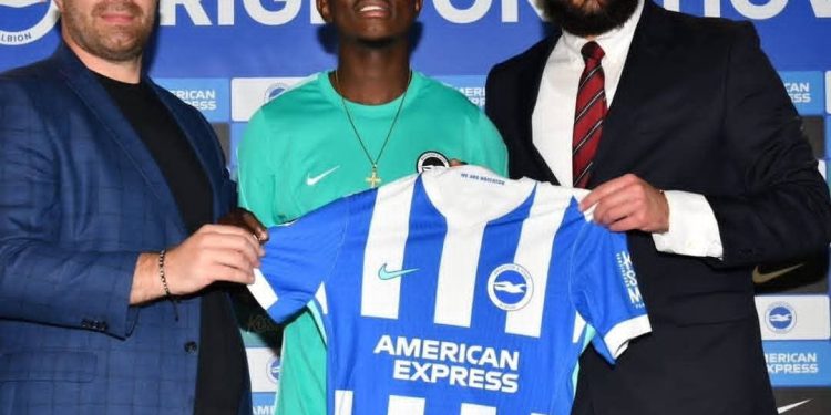 Nigerian Footballer Yohanna Secures 5-year Deal with Brighton
