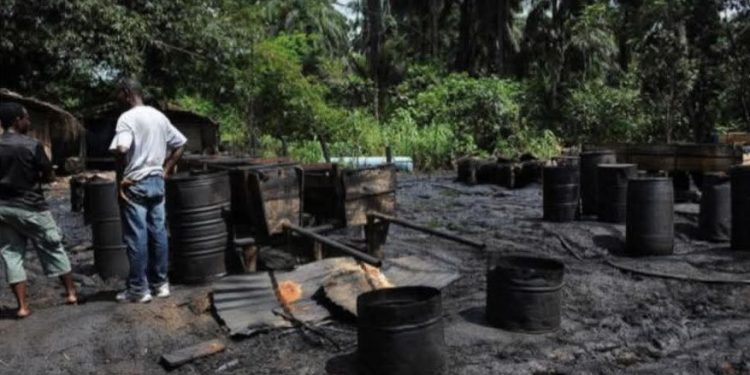 Navy Dismantles Illegal Refining Sites