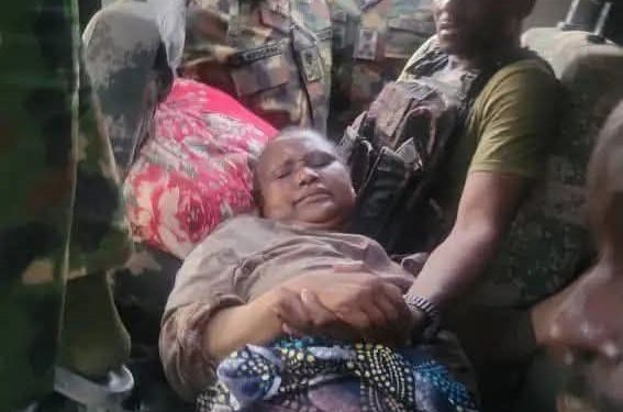JUST IN: Troops Rescue Wife of Late Army General Rabe Abubakar