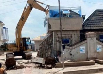 Gov. Makinde Demolishes Ibadan Buildings Used as Ammunition Dump, Warns Landlords about Tenants.