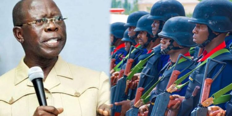 Oshiomhole Calls for Review of NSCDC’s Name