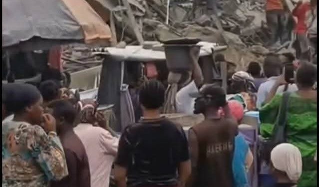 Ten Rescued as Storey Building Collapses in Lagos
