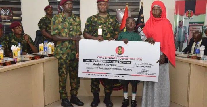 COAS Honours Outstanding Essay, Poetry Winners in Army Schools