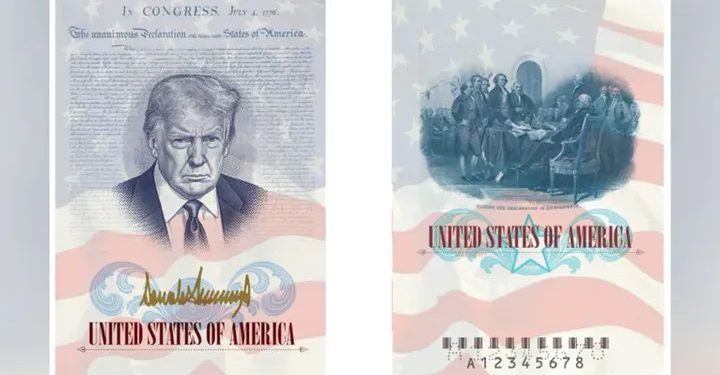 Donald Trump Posts New American Passport Having His Photo