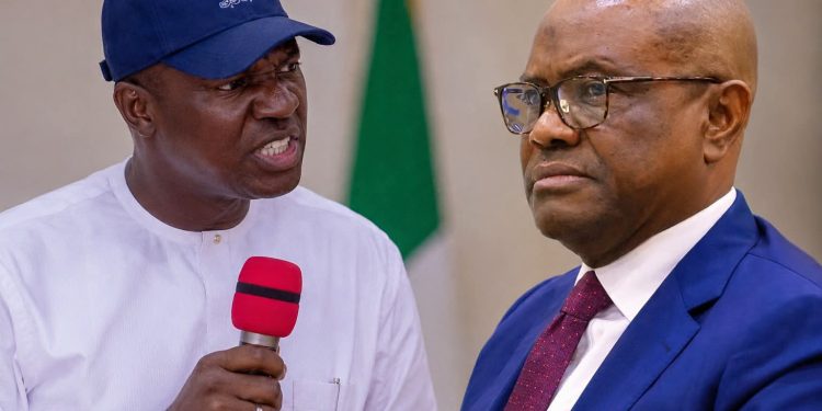 ‘I’ll Consume You,’ Nwifuru Dares Wike over Claim Tinubu Handed Ebonyi to Him