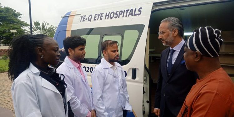 Indian High Commission, Skipper Eye-Q Launch Free Eye Care for Journalists as DICAN Leadership Commends Initiative