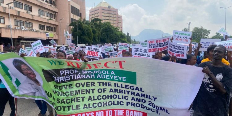 NAFDAC DG Faces Fresh Calls for Sack Over Enforcement of Sachet Alcohol Ban