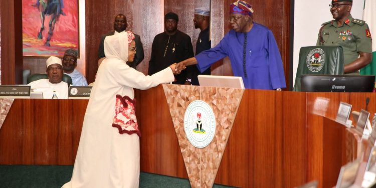 President Tinubu Swears in Eight Federal Commissioners for RMAFC, National Population Commission