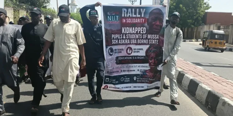 Borno NUT Joins Nationwide Rally Against School Kidnappings