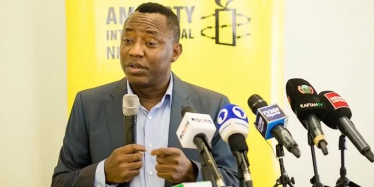 Amnesty Demands Reversal of Sowore’s Bail Revocation, Condemns Court Order