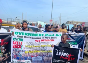 Take-It-Back Movement protests insecurity, demands release of abducted pupils in Oyo