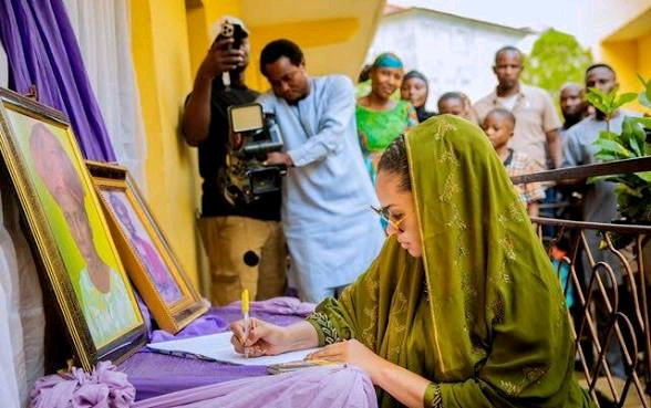 Sen Natasha Pays Condolence Visit to Ex-Kogi Deputy Governor Over Mother’s Death