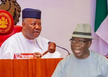 Senators Grumbling Over Akpabio’s Leadership, Says Oshiomhole