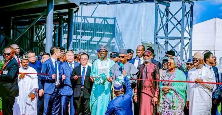 Tinubu Inaugurates 6,000MT-Per-day Lithium Processing Plant in Nasarawa