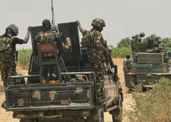 Troops Repel Terrorist Ambush after IED Explosion on Borno Road