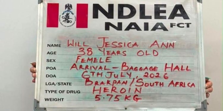 NDLEA Arrests S’African Woman, Okada Rider Over Drug Trafficking at Abuja, Lagos Airports ‎