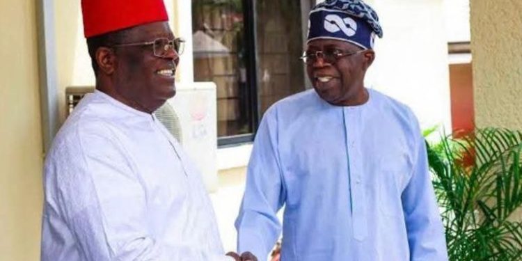 Umahi Begs Igbo to Support Tinubu’s Re-election, Hails President’s South-East Projects