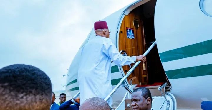 VP Shettima Departs Abuja for 69th ECOWAS Summit in Sierra Leone