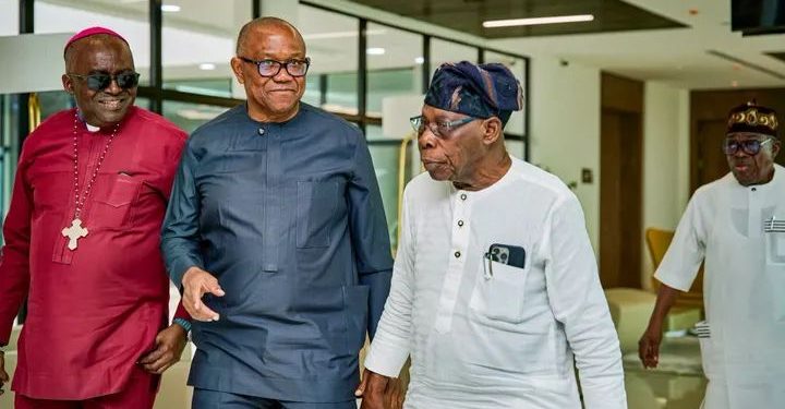 Obasanjo Hosts Peter Obi as Controversy Swirls Over His Support for 2027 Opposition Ticket