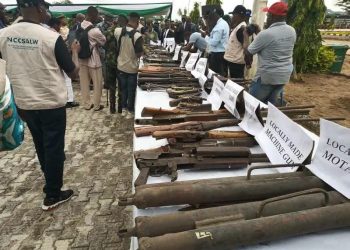 Nigerian Govt Destroys 2,809 Illicit Arms, Vows Tougher Action Against Traffickers