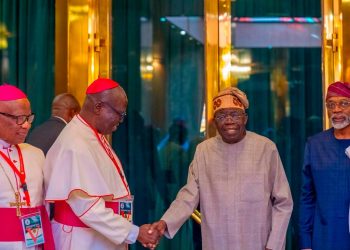 Tinubu Assures Catholic Bishops of Victory Over Insecurity, Says Economic Prosperity Ahead