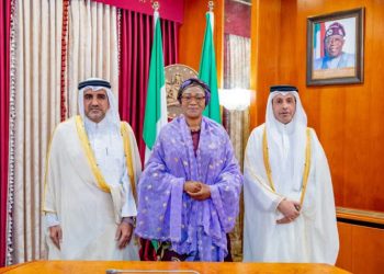 Tinubu Tackling Insecurity, First Lady Assures Qatari Envoy