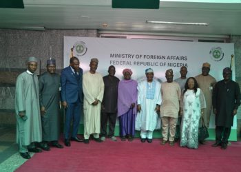 Minister of State for Foreign Affairs Receives Council of Retired Federal Permanent Secretaries