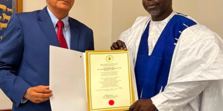 Nigeria’s High Commissioner-Designate to India Presents Letters of Credence