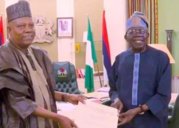 2027: Tinubu Presents Shettima with Running Mate Certificate