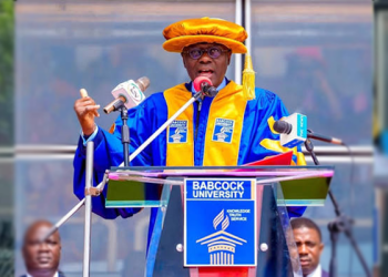 Babcock University Honours Sanwo-Olu with Leadership Award at 2026 Convocation