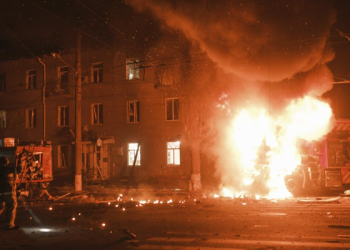 Russian Drone Strikes Kill Woman, Injure Nine in Ukraine