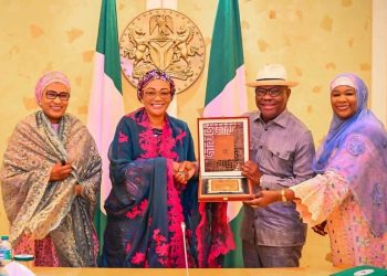 First Lady Hails Wike over Abuja City Gate Transformation