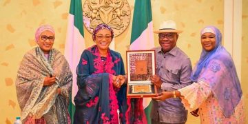 First Lady Hails Wike over Abuja City Gate Transformation