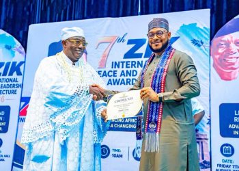 Gov Lawal Receives ZIK Pan-African Leadership Award in Ghana