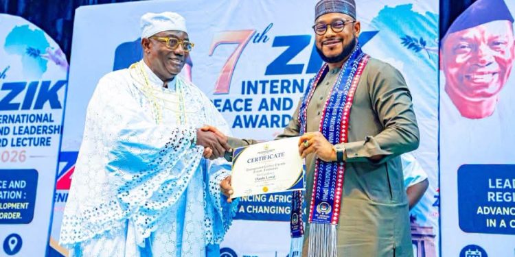Gov Lawal Receives ZIK Pan-African Leadership Award in Ghana