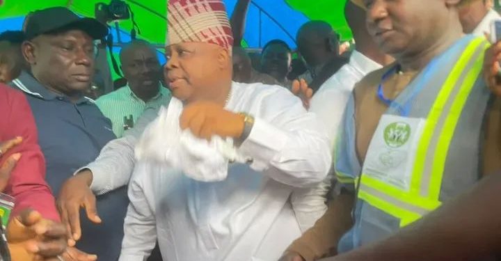 OsunDecides2026: Adeleke Casts Vote, Confident of Victory, Urges Voters to Protect Ballots