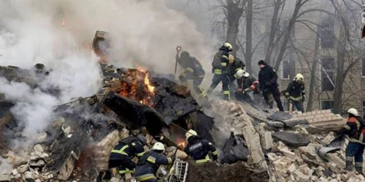 Russia’s Drone Strike Leaves 27 Dead in Ukraine