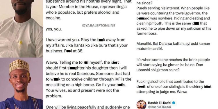 El-Rufai’s Sons in Dirty Public Feud as Bashir Accuses Brother Bello of Abandoning Family for Uba Sani