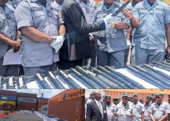 Customs Hands over 204 Intercepted Rifles to NCCSALW