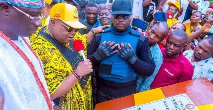 Gov. Adeleke Commissions 10.4km Edunabon-Tonkere Road, Tells Osun People to be Fearless Ahead of August 15 Poll