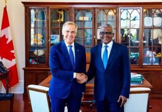 Dangote, Canada’s Prime Minister Discuss Investment Partnerships