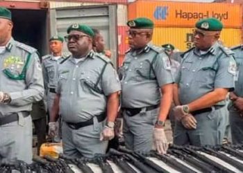 Customs intercept Rifles, Cannabis Snacks Worth N374 million at TinCan